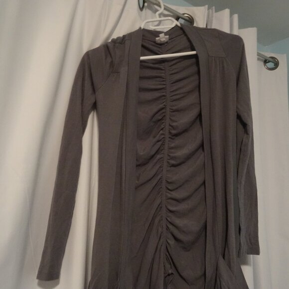 Women's long sleeve Suzy  Shier small top grey - Picture 1 of 5